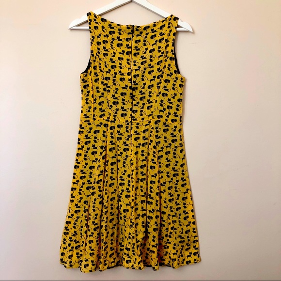 ❌ Lined Spring/Summer Dress w/ Cats Print - Picture 2 of 7